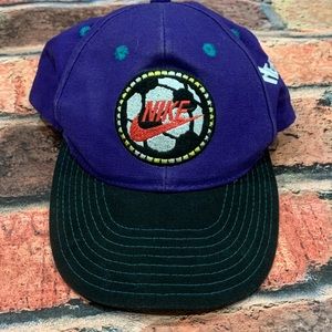 Rare Vintage Nike Youth Soccer Snapback Hat